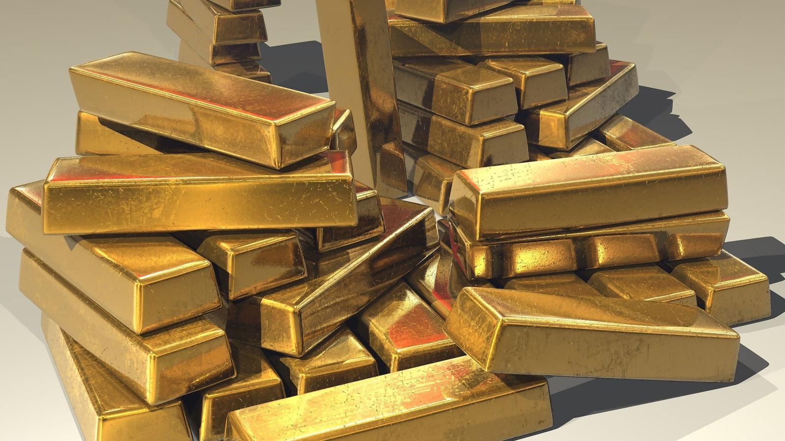 Gold bullion bars